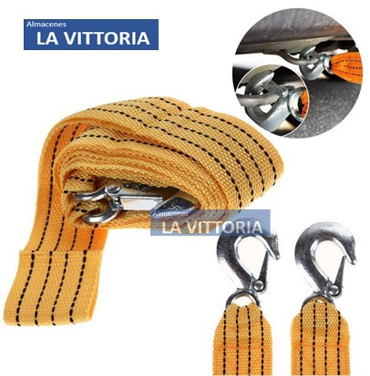 Imagen 2 de 4 de Gancho Cuerda Soga Para Remolque Carros A Domicilio