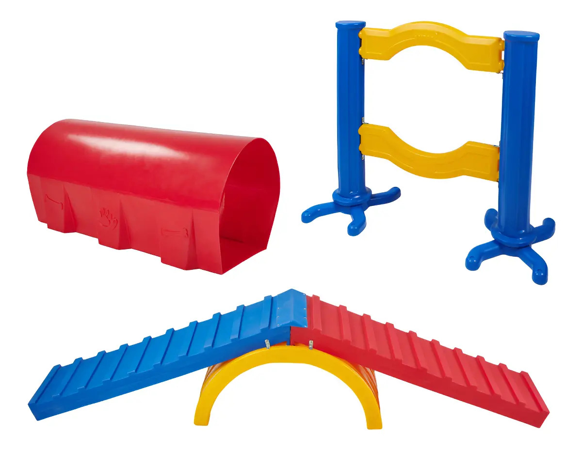 Kit Pet Agility Esporte Para Adestramento Cachorro Freso