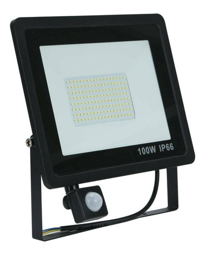 Foco Eco Led Sensor 100w Ip67 Miniflood Exterior 8000 Lumen