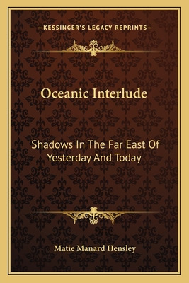 Libro Oceanic Interlude: Shadows In The Far East Of Yeste...
