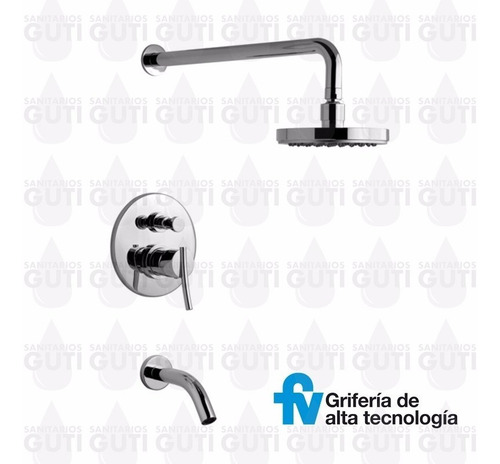 Grifería Fv Ducha Monocomando Libby Cierre Ceramico 106/39