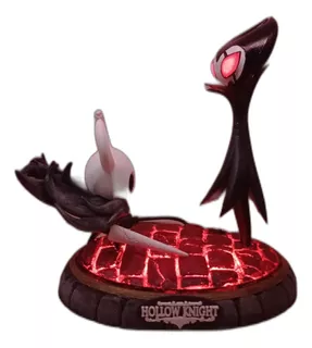 Diorama Hollow Knight Y Grimm Con Luz