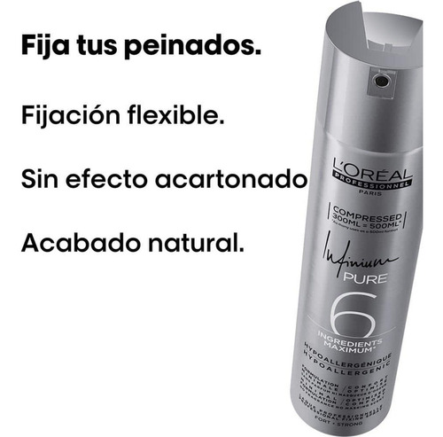 L´oréal Professionnel Laca Infinium Acabado Fuerte 300ml