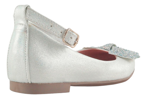Zapatilla Princesa Frozen Flats Balerina Niña Plata 223-tp