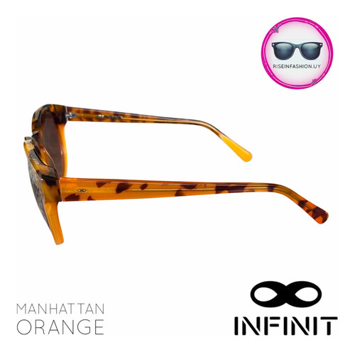 Lentes De Sol Infinit Manhattan Orange Rise In Fashion