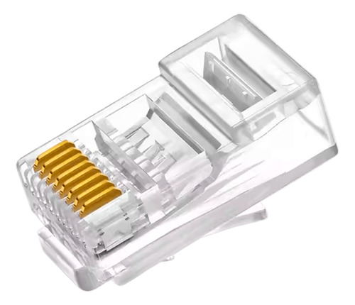 Hikvision Ds-1m6ua-15u Conector Plug Rj45 Cat6 Cobre 100unid