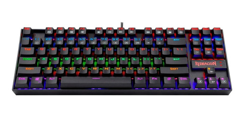 Teclado Gamer Redragon Kumara K552 Rainbow Outemu Red Latam