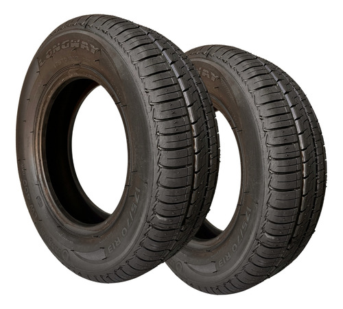 Kit 2 Longway 175/70r13 Pneu Aro 13 Econômico Para Gol