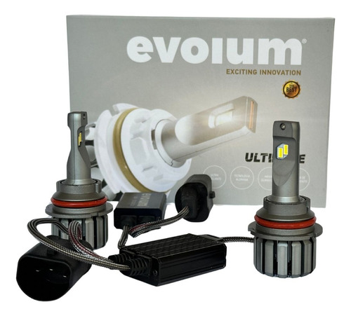 Kit De Focos Led Ultimate 15000 Lm 9004 Plateado Blanco Neutro