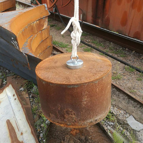 Imán Poderoso Neodimio 190 Kilos Imán De Carga Cilíndrico 75