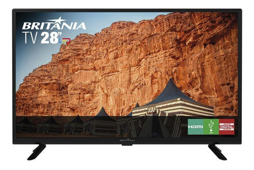 Tv 28 Polegadas Led Britânia Bivolt Btv28g50d