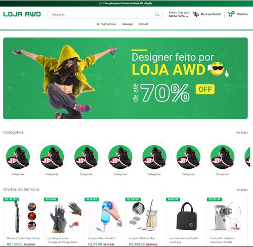 Imagem 2 de 7 de Tema Shopify Warehouse 5.0 Última Versão Fevereiro 2022