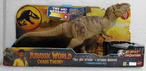 Jurassic Tiranosaurio Tyrannosaurus Rex Dinosaurio Mattel Se (Usado)