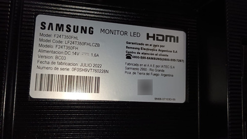 Lote Tvs Y Monitores Con Pantalla Rota (Usado)