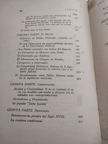 Derecho Penal Y Criminología Jose Angel Ceniceros (Usado)