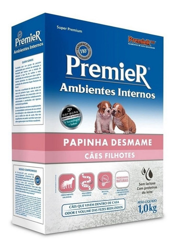 Ração Papinha Desmame 1kg Premier Ambientes Internos