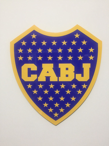 Cuadro Escudo Pared Boca Juniors Xeneize Fibrofácil Oferta