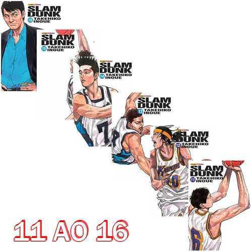 Slam Dunk 11 Ao 16! Mangá Panini! Lacrado! Edição De Luxo!