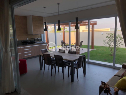 Tamboré - Jaguariúna. Casa Novinha, Térrea Com 233 M² De Construção, Condomínio De Alto Padrão, Com Toda Comodidade - Ca00861 - 68211041