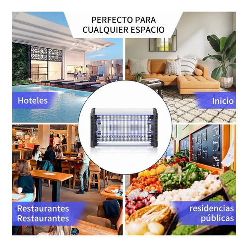 Lámpara Mata Mosquitos Killer Eléctrico Matamoscas