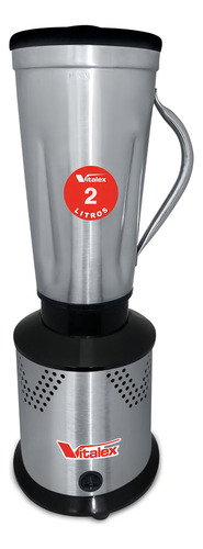 Liquidificador Industrial Profissional 2 Litros 800W Alta Rotação Vitalex LI-02/110 Copo Inox