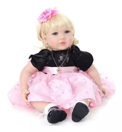 Bebe Reborn lbc Boneca Silicone Menina Realista Victoria