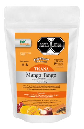 Tisana Frutal Sabor Tango Mango, Tea Solutions 200gr