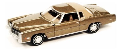 Famoso Cadillac Eldorado 1975 1:64 Autoworld Premium Series Color Dorado