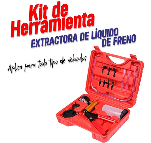 Kit Herramienta Extractora De Líquido De Frenos Atc