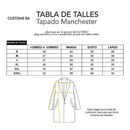 Imagen 6 de 9 de Tapado Manchester Gris