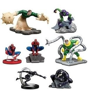 Play Set Spiderman Disney Marvel Original Nuevo Figuras