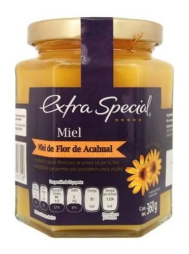 Miel De Flor De Acahual Extra Special 360g A Un Super Precio