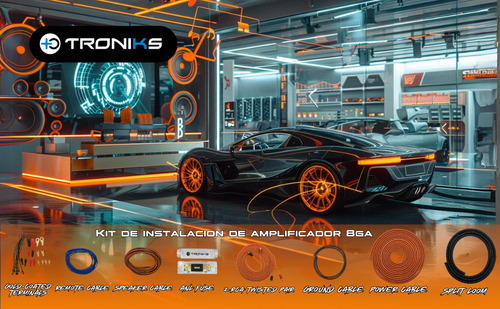 Kit De Instalación De Amplificador, Calibre 8, +otroniks
