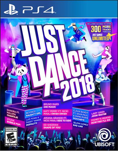 Videojuego Playstation 4, Just Dance 2018, Ubisoft