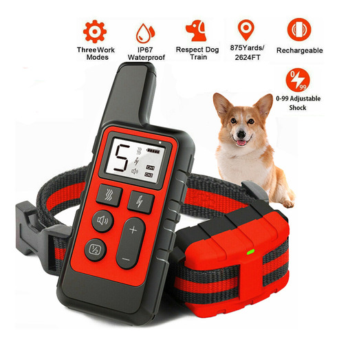 Collar De Entrenamiento Para Perros Con Control Remoto