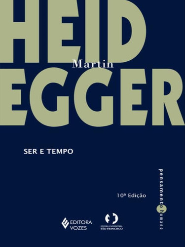 Ser E Tempo, De Heidegger, Martin. Editora Vozes, Capa Mole Em Português