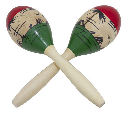 Maraca New York KIT 5 MARACAS 261 cor pintada a mão layout pintada a mão - Kit x 10