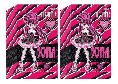 10 Bolsitas Golosineras Con Cierrastickers Monster High 