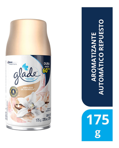 Repuesto Para Aromatizante Glade Abrazos De Vainilla Repuesto 270ml