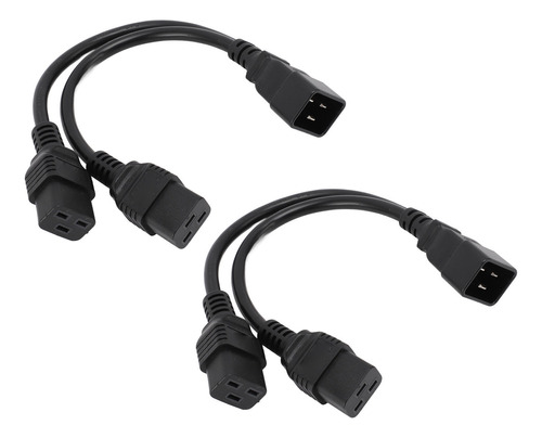 Adaptador Iec320 C14 A C19 C13 1 A 2, Cable De Alimentación,