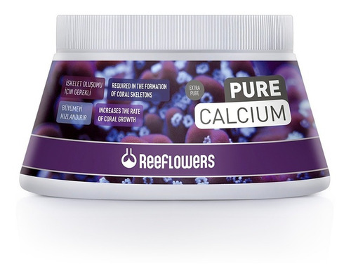 Reeflowers Pure Calcium 250g Reposição Cálcio Balling B