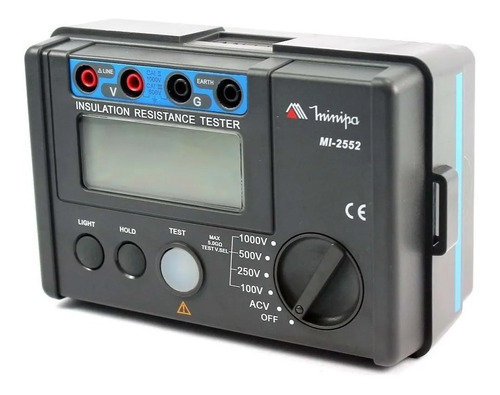 Megômetro Digital 600v C3  Minipa Mi-2552 Chaves De Aperto