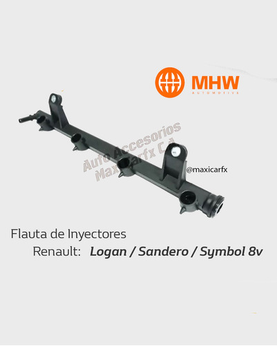 Flauta De Inyectores Renault Logan / Symbol 8v