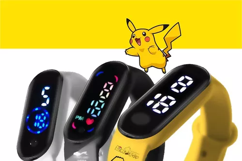 Reloj Digital Para Niños Pokemon Pikachu Pantalla Touch