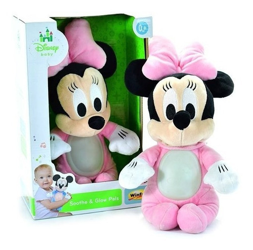 Peluche Minnie Mouse Luces Y Sonidos Dormir Al Bebe 0 M Mercado Libre