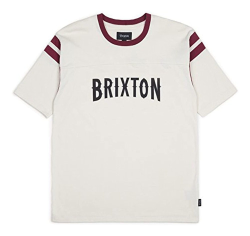 Brixton Benson En Blanco Maroon S S Punto
