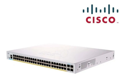 Imagen 3 de 6 de Switch Cisco Cbs250-48p-4g Adm. L3 De 48 Puertos Poe+ 4 Sfp