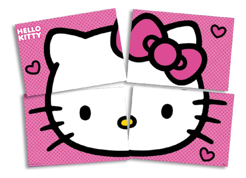 Painel De Festa Hello Kitty - Festcolor - Rizzo Festa