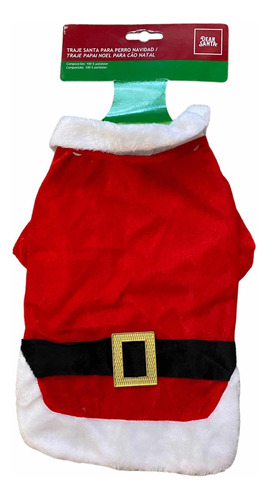 Disfraz  Perro Navidad Viejito Pascuero /talla Grande