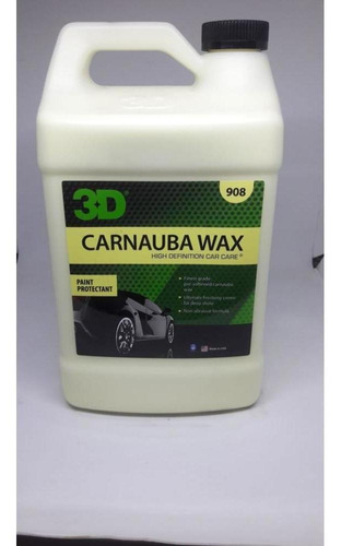 3d Carnauba Wax 1galon - Cera Carnauba - Highgloss Rosario